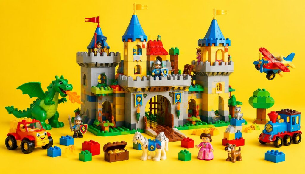 Brick Pirate Ship Set